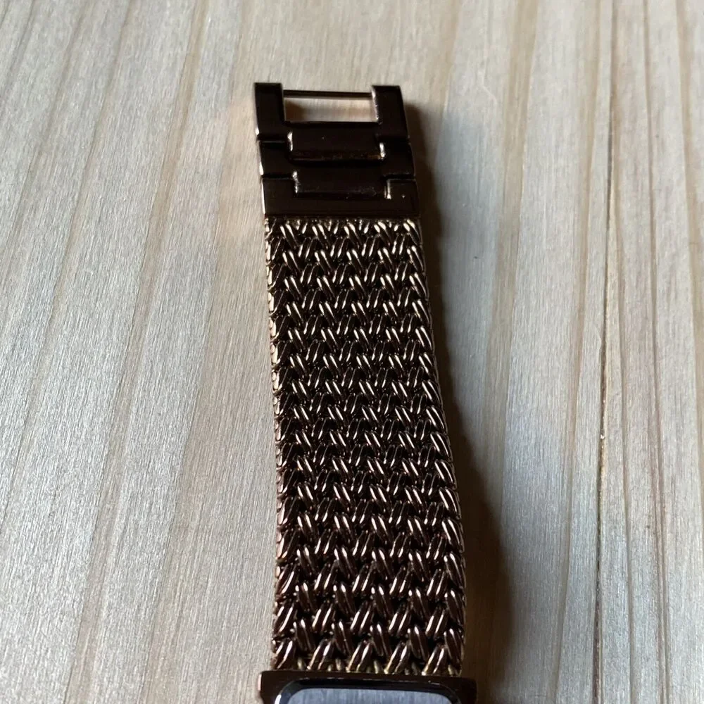 Anne Klein Mother of pearl Watch With Rhinestone Bezel New Battery